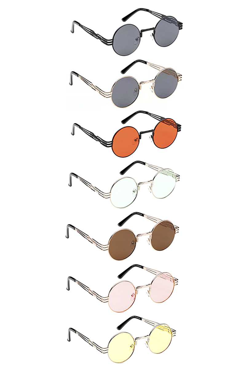 Lunettes de soleil rondes Fashion Circle