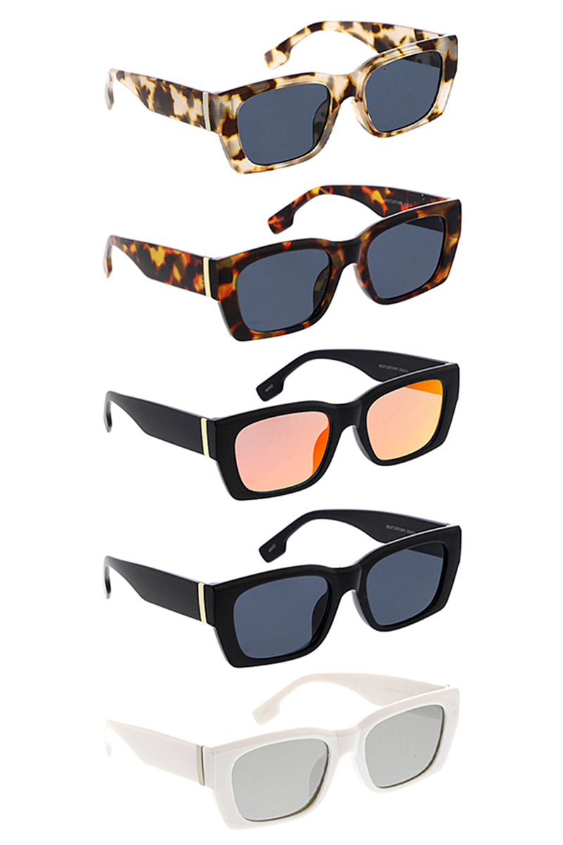 Lunettes de soleil tendance carrées à la mode