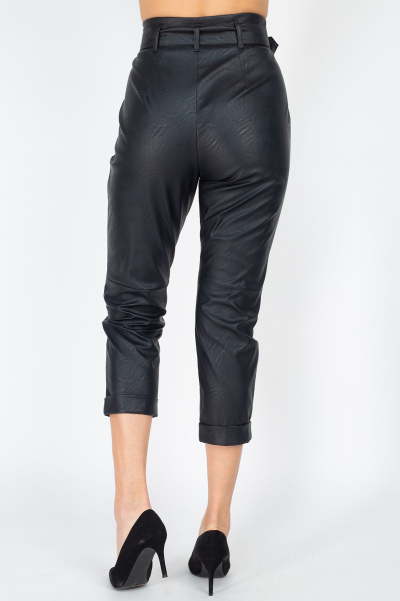 Pantalon capri à joint torique