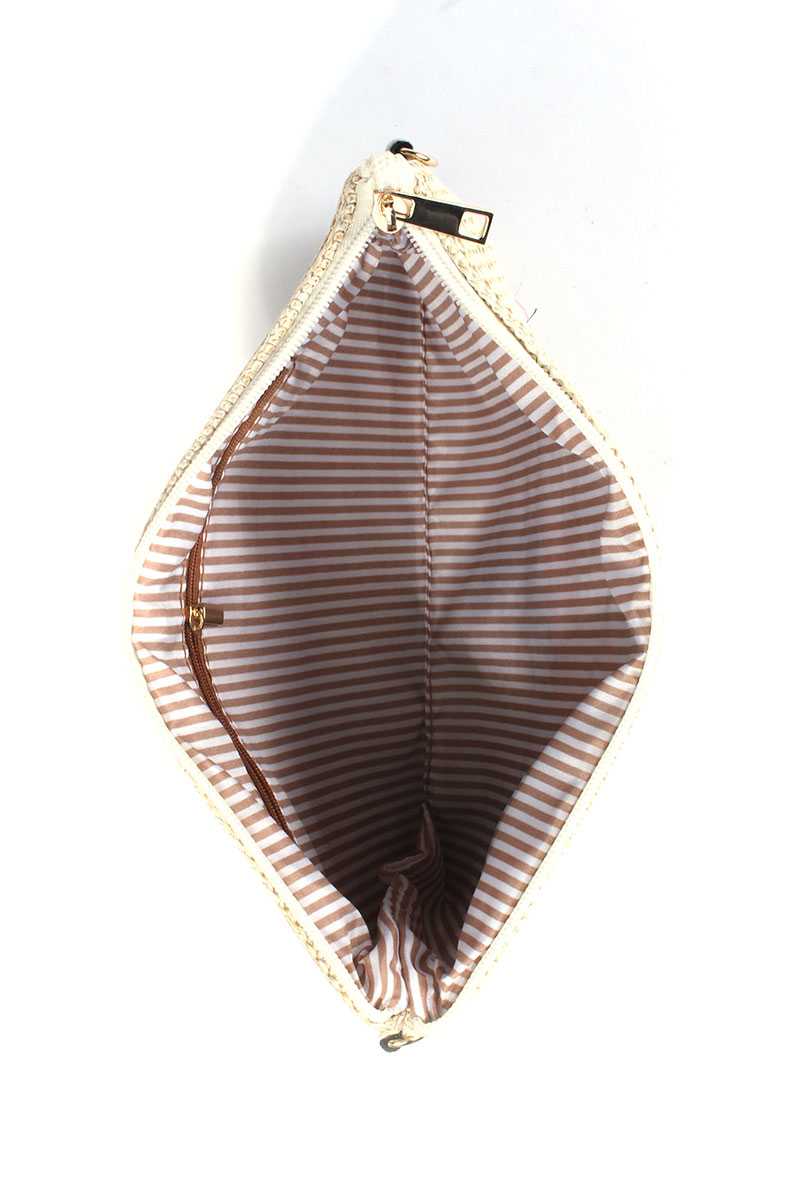 Pochette brodée Ara