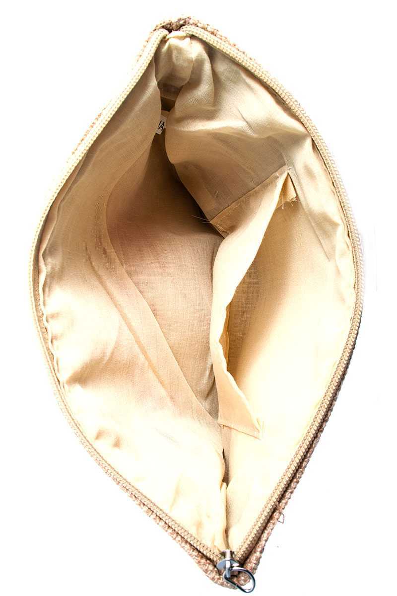 Pochette en tissu tissé de mode de créateur
