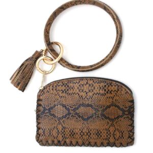 Pochette motif Python