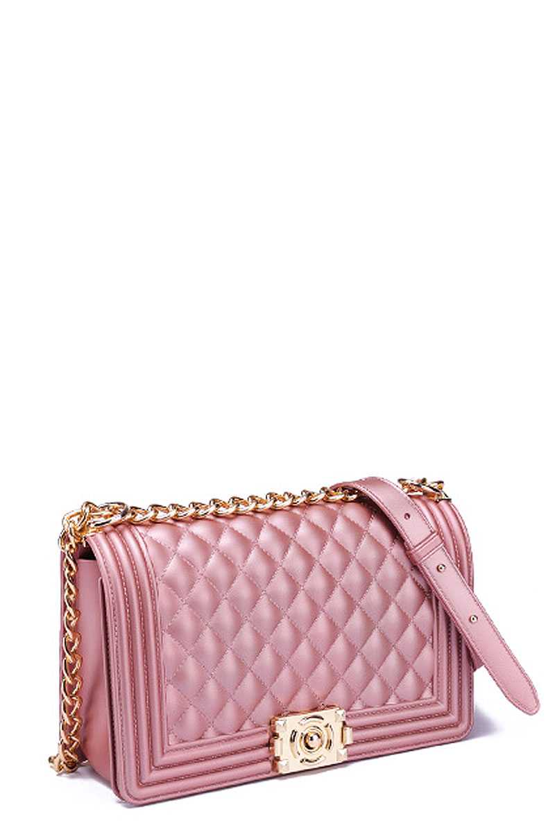 Sac à bandoulière en gelée tendre et tendance