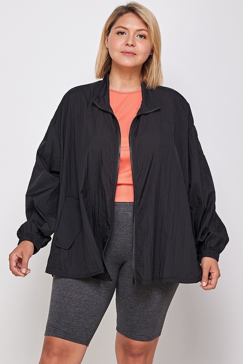 Veste légère et décontractée en nylon