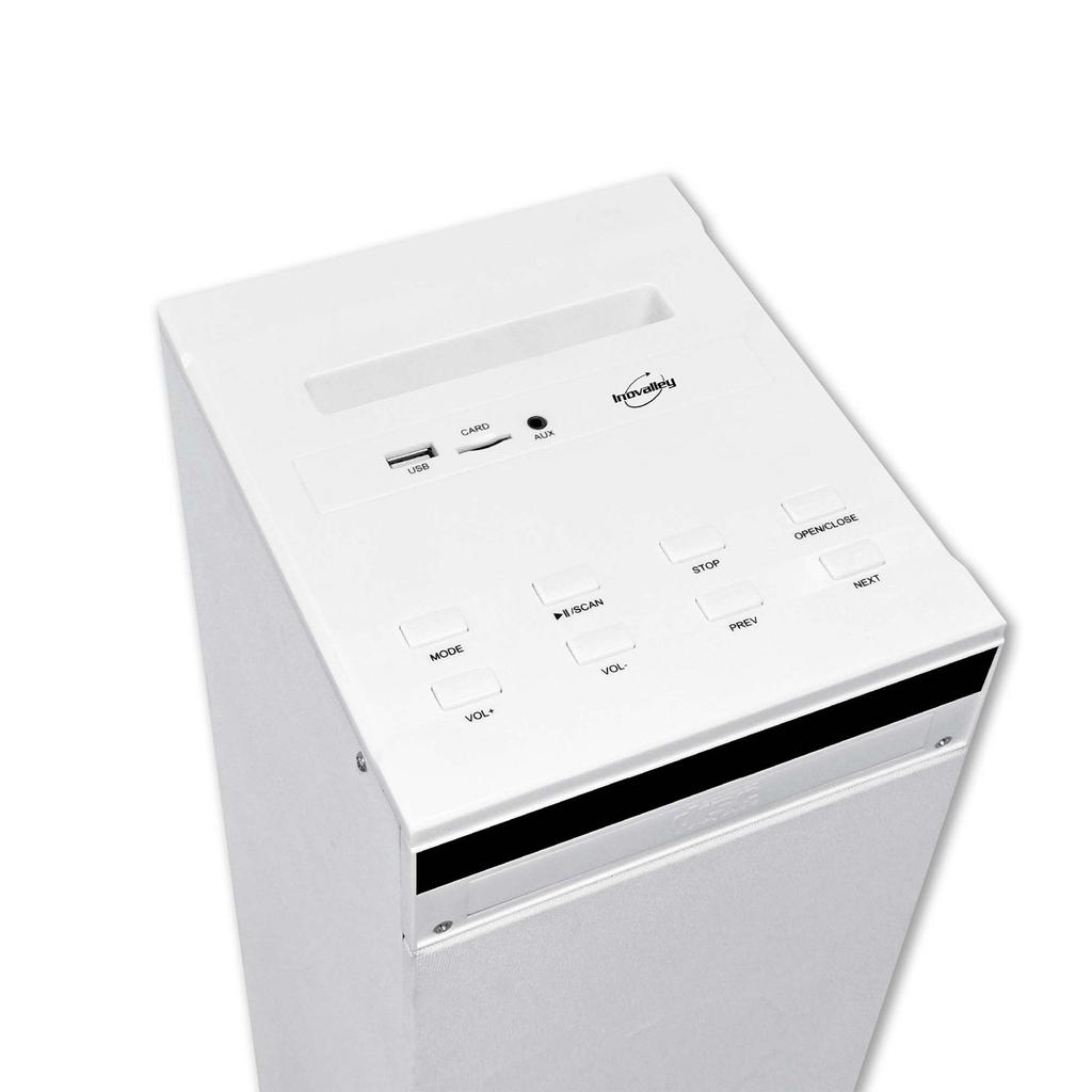 Enceinte bluetooth inovalley tour de son blanche blanc. Explorez les offres exceptionnelles de DIAYTAR CÔTE D'IVOIRE, la boutique en ligne ultime pour les amateurs de bons plans. Trouvez tout ce dont vous avez besoin, de la maison à l'électroménager, de l'informatique à la mode en passant par les gadgets les plus tendance, le tout à des prix défiant toute concurrence.