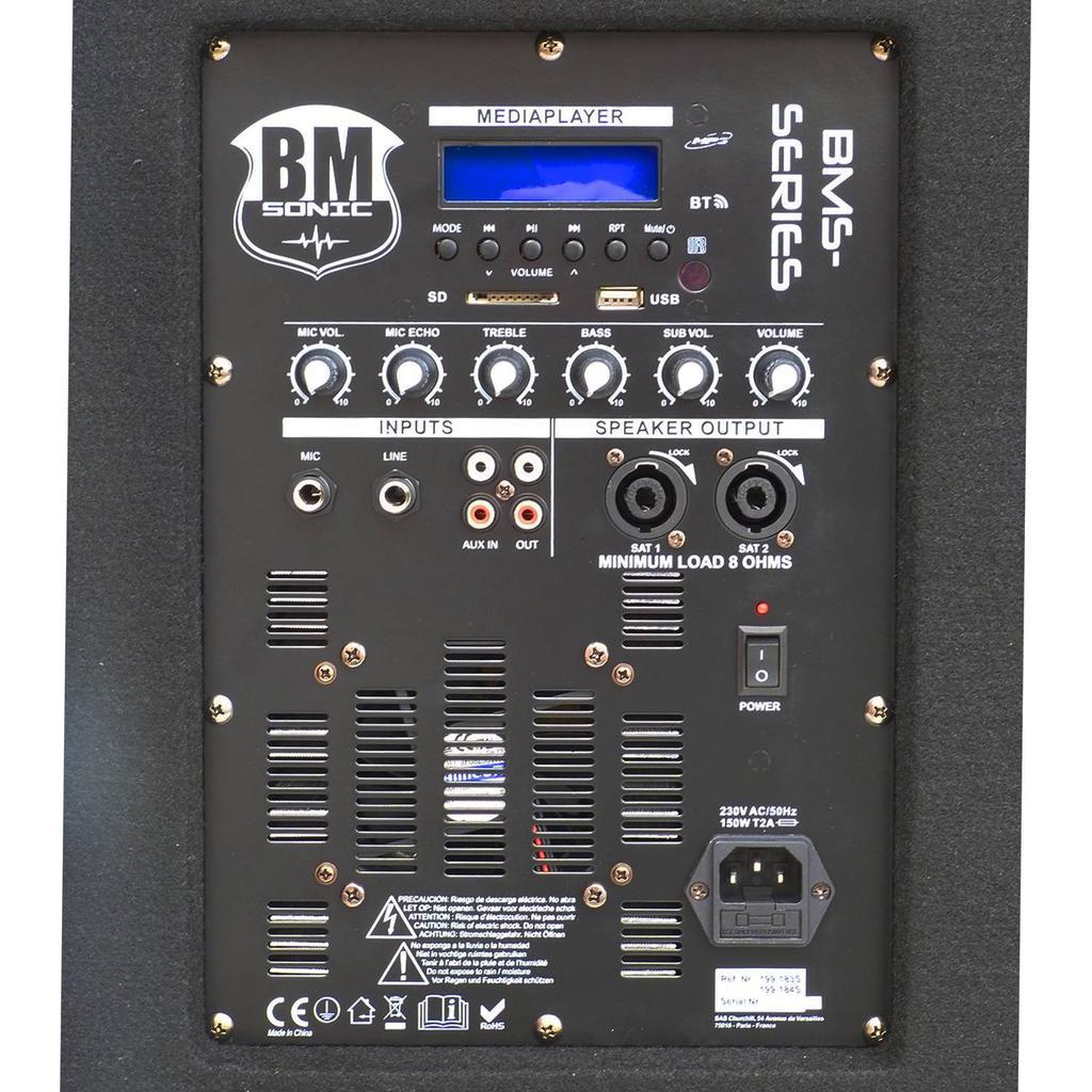 Enceintes sono bm sonic bms1512bt wmusb. Ne cherchez plus ailleurs, DIAYTAR CÔTE D'IVOIRE vous offre le meilleur choix de produits discount en ligne. Avec notre assortiment varié et nos prix compétitifs, vous trouverez tout ce dont vous avez besoin pour la maison, l'électronique, l'informatique et la mode. Faites des économies tout en faisant des achats intelligents.