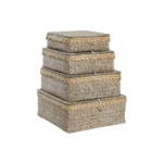 Ensemble de paniers dkd home decor fibre naturelle 30 x 30_1743. Bienvenue sur DIAYTAR COTE D'IVOIRE - Votre Source de Trouvailles Uniques. Explorez nos rayons virtuels pour dénicher des trésors que vous ne trouverez nulle part ailleurs, allant des trésors artisanaux aux articles tendance.