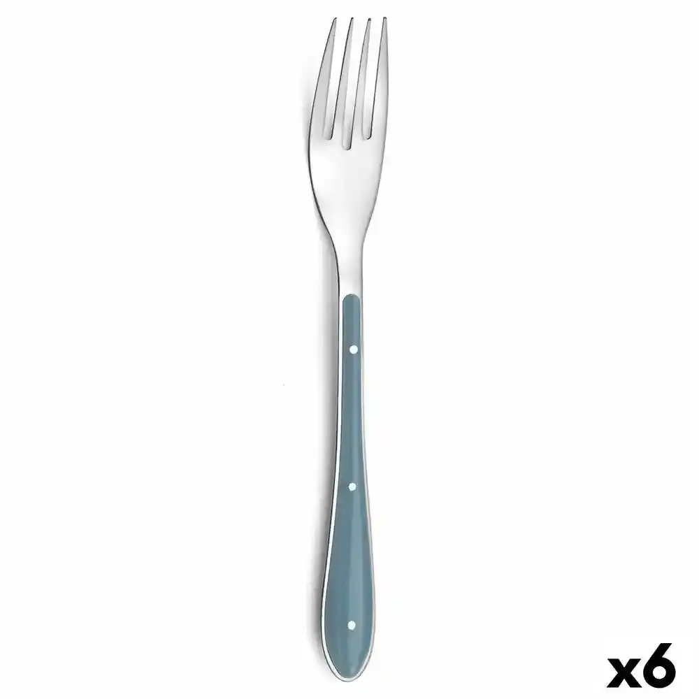 Fourchette amefa bistro metal bicolore 20 7 cm pack 6x _5519. DIAYTAR COTE D'IVOIRE - Là où l'Élégance Devient un Mode de Vie. Naviguez à travers notre gamme et choisissez des produits qui apportent une touche raffinée à votre quotidien.