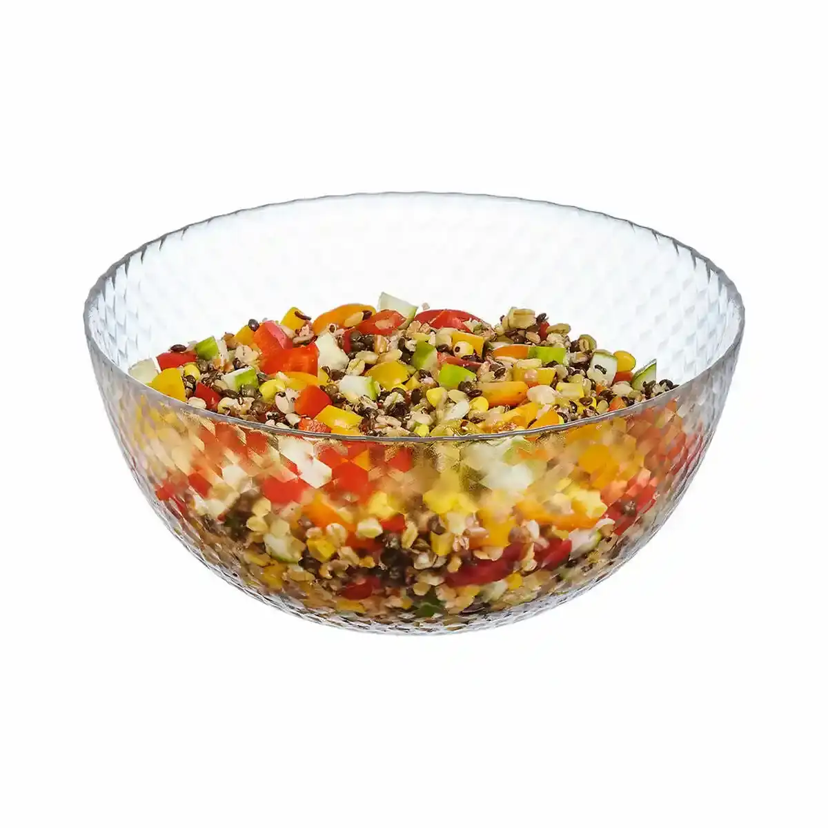 Saladier luminarc pampille verre transparent o 24 cm _8721. DIAYTAR COTE D'IVOIRE - L'Artisanat à Portée de Clic. Découvrez notre boutique en ligne pour trouver des produits uniques qui célèbrent la créativité et l'artisanat sénégalais.