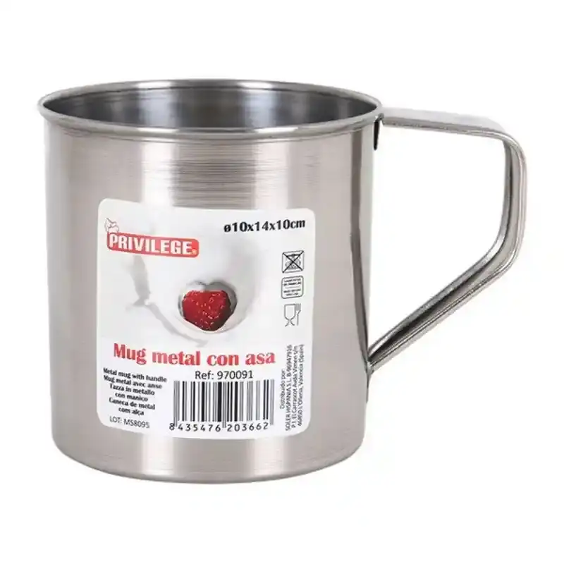 Tasse privilege metal o 10 cm _2743. Bienvenue chez DIAYTAR COTE D'IVOIRE - Où Chaque Produit a son Histoire. Découvrez notre sélection unique et trouvez des articles qui racontent la richesse culturelle et artistique du Côte d'Ivoire.