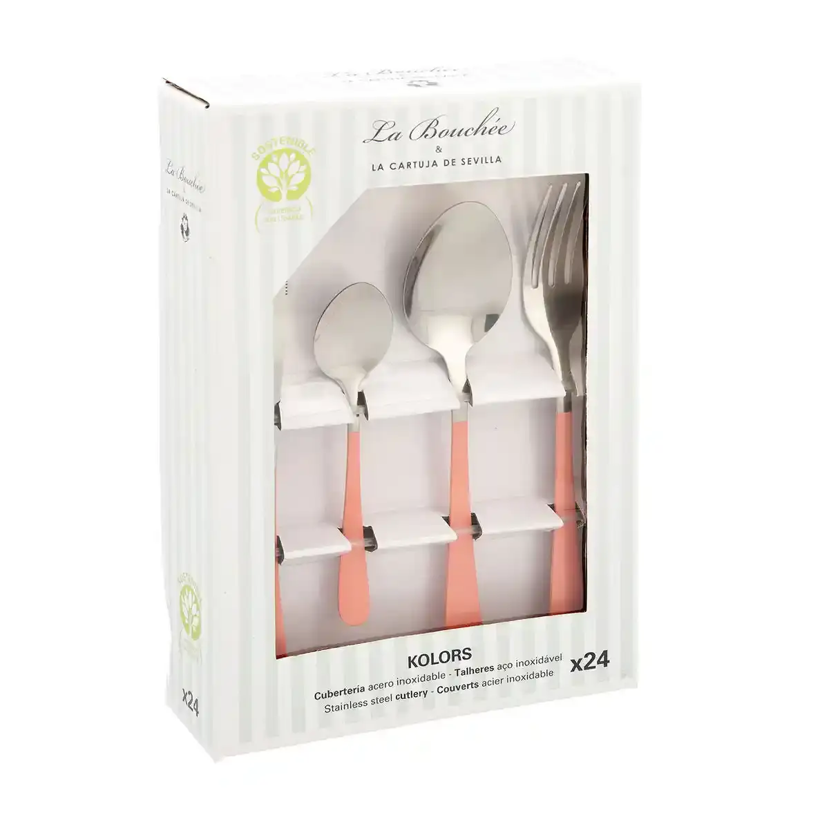Couverts la bouchee intense kolors metal bicolore 24 pcs _7388. DIAYTAR COTE D'IVOIRE - Là où la Beauté Rencontre la Fonctionnalité. Parcourez notre sélection pour trouver des produits qui allient esthétique et praticité, pour un quotidien sublimé.