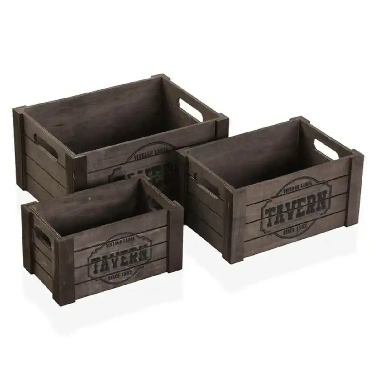 Ensemble de boites decoratives versa tavern vintage wood 25 x 17_3808. Entrez dans l'Univers de DIAYTAR COTE D'IVOIRE - Où l'Innovation Rencontre la Tradition. Explorez notre sélection de produits modernes et traditionnels qui incarnent l'esprit dynamique du Côte d'Ivoire.