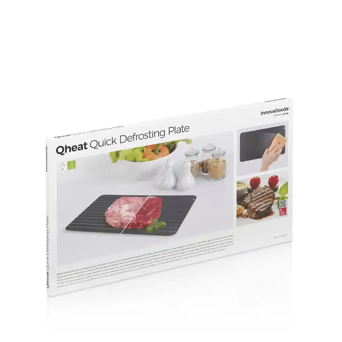 Plaque de decongelation rapide qheat innovagoods_8705. DIAYTAR COTE D'IVOIRE - Où Choisir Devient un Acte de Découverte. Découvrez notre gamme et choisissez des produits qui éveillent votre curiosité et élargissent vos horizons.