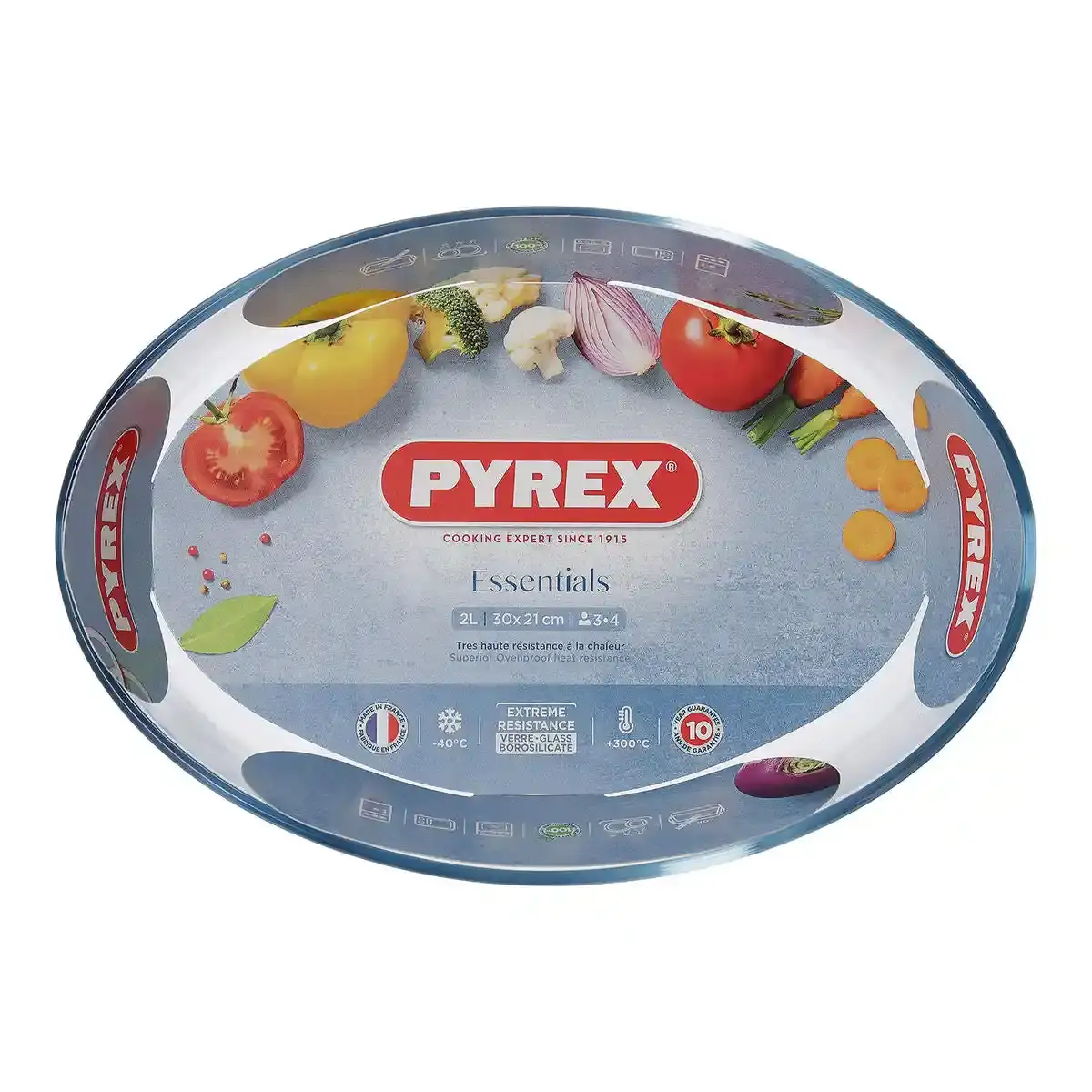 Plat a four pyrex classic ovale 30 x 21 x 7_3798. DIAYTAR COTE D'IVOIRE - Où la Qualité est Notre Engagement. Explorez notre boutique en ligne pour découvrir des produits conçus pour vous apporter satisfaction et plaisir.