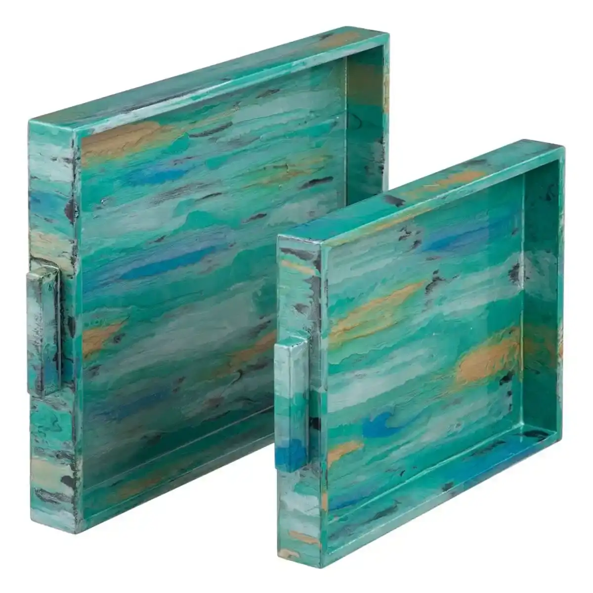 Plateau 45 x 33 x 4 5 cm bleu dmf 2 unites _7598. DIAYTAR COTE D'IVOIRE - Là où les Possibilités sont Infinies. Parcourez nos catégories et laissez-vous séduire par des produits qui enrichiront votre quotidien, du pratique à l'esthétique.