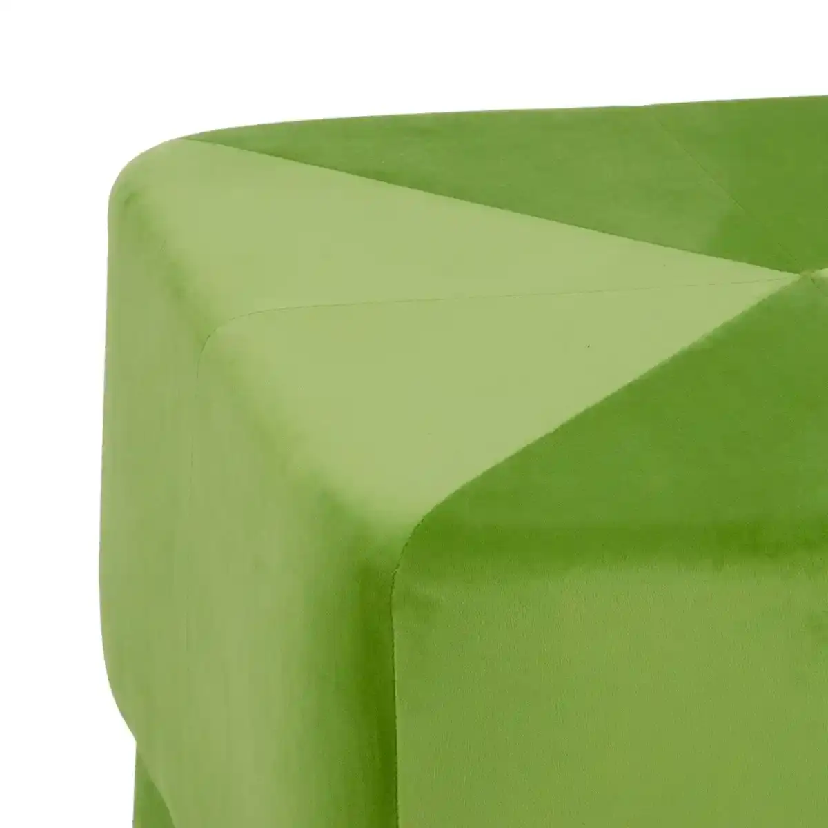 Pouf tissu synthetique bois vert 60 x 60 x 40 cm_4695. DIAYTAR COTE D'IVOIRE - Votre Destination pour un Shopping Éclairé. Parcourez notre boutique en ligne pour découvrir des produits de qualité qui embelliront votre quotidien.