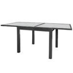 Table extensible thais 90 x 90 x 74 cm aluminium_3022. DIAYTAR COTE D'IVOIRE - Votre Source de Découvertes Shopping. Naviguez à travers nos catégories et découvrez des articles qui vous surprendront et vous séduiront.
