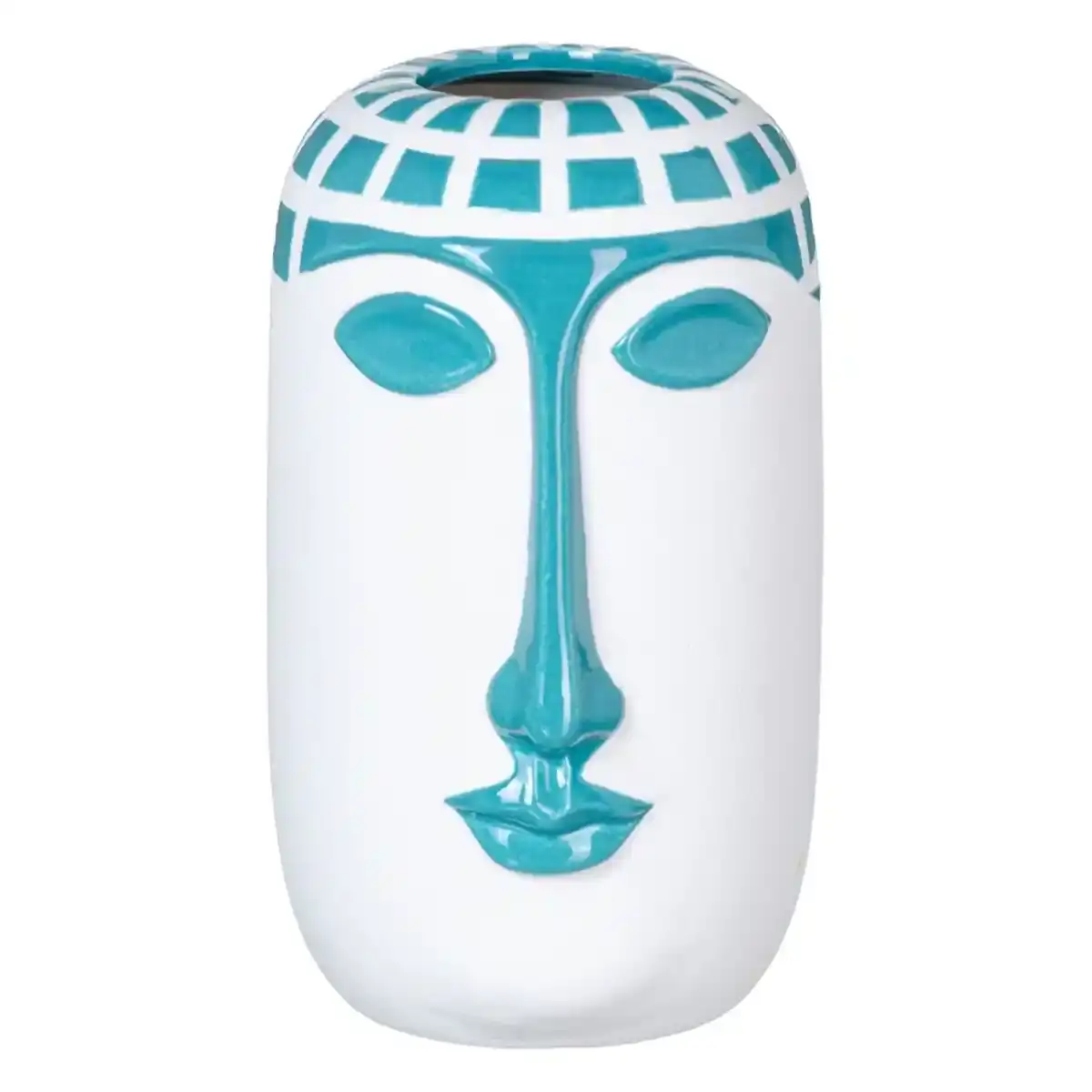 Vase 13 x 12 x 20 cm ceramique bleu blanc_4865. Bienvenue chez DIAYTAR COTE D'IVOIRE - Où Chaque Achat Fait une Différence. Découvrez notre gamme de produits qui reflètent l'engagement envers la qualité et le respect de l'environnement.