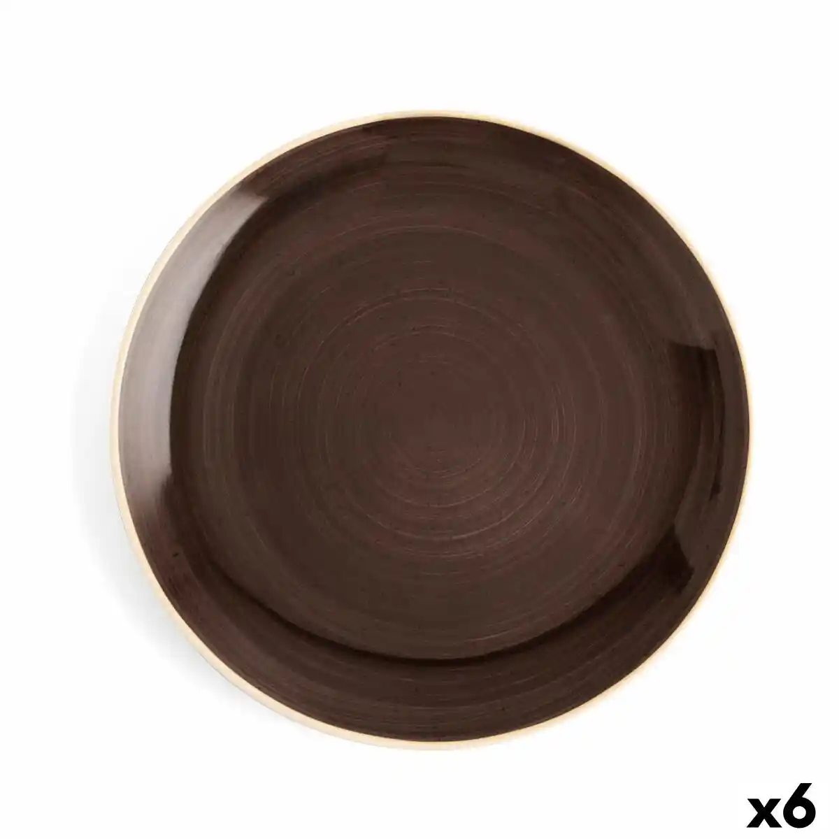 Assiette plate ariane terra ceramique marron o 31 cm 6 unites _6289. DIAYTAR COTE D'IVOIRE - Là où Choisir est une Affirmation de Style. Naviguez à travers notre boutique en ligne et choisissez des produits qui vous distinguent et vous valorisent.