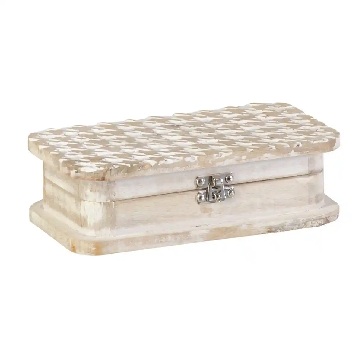 Boite decorative 28 x 18 x 9 5 cm bois de manguier_6054. DIAYTAR COTE D'IVOIRE - Votre Univers Shopping Éclectique. Explorez nos offres variées et découvrez des articles qui embrassent la diversité et la polyvalence de vos besoins.
