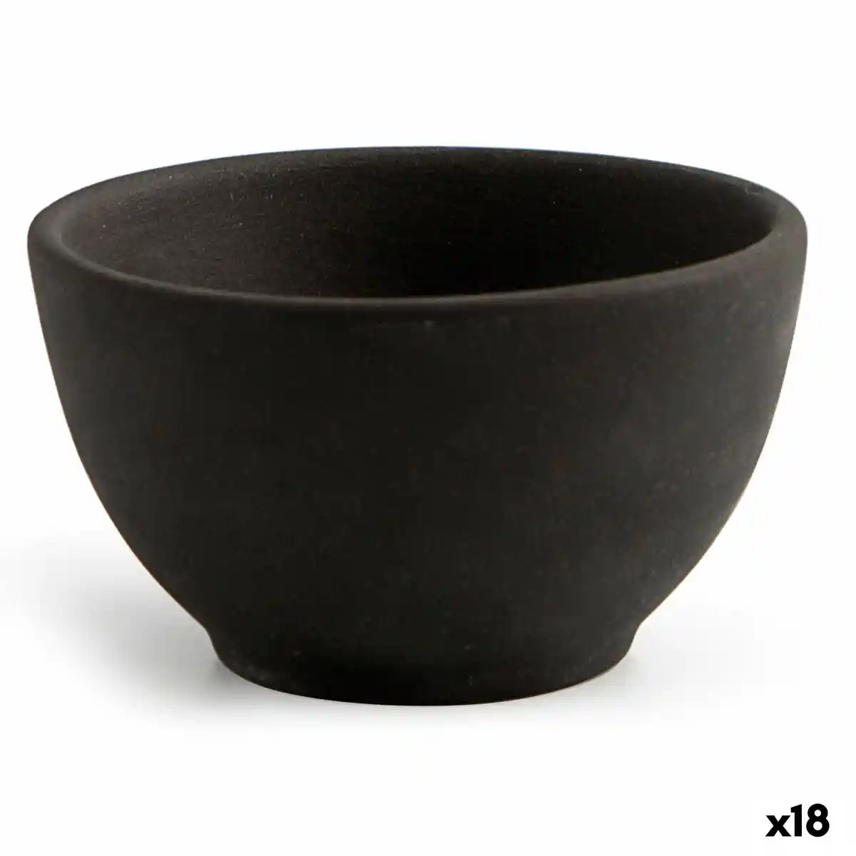 Bol quid ceramique minerale noir 9 x 5 cm 18 unites _7363. DIAYTAR COTE D'IVOIRE - Là où Chaque Produit a son Propre Éclat. Explorez notre boutique en ligne et trouvez des articles qui ajoutent de la brillance à votre quotidien.