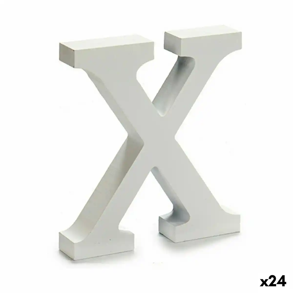 Lettre x bois blanc 2 x 16 x 14 5 cm 24_4600. DIAYTAR COTE D'IVOIRE - Là où le Shopping devient une Fête des Sens. Plongez dans notre univers et choisissez des produits qui éveillent votre goût pour l'esthétique et l'authenticité.