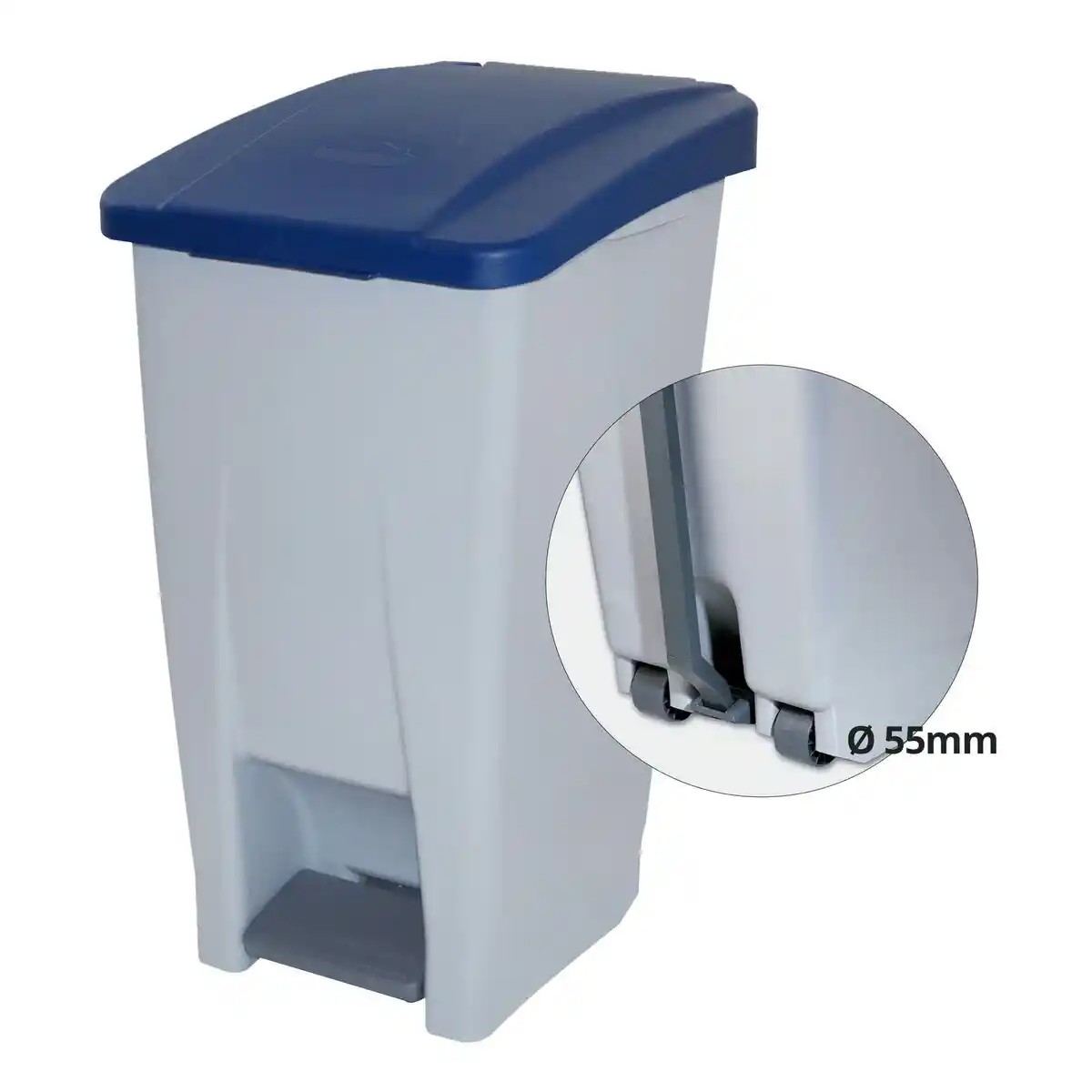 Poubelle a pedale bleu gris 60 l 50 x 41 x_5401. Entrez dans l'Univers de DIAYTAR COTE D'IVOIRE - Où Chaque Produit a sa Place. Explorez nos rayons virtuels et choisissez des articles qui s'intègrent parfaitement à votre style de vie.