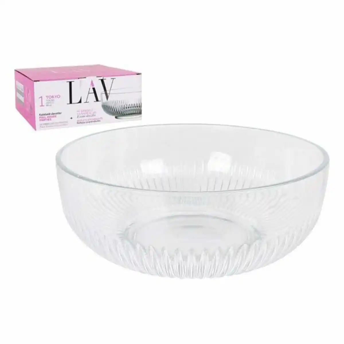 Saladier lav tokyo crystal transparent 2600 cc o 23 x 9 4_1621. DIAYTAR COTE D'IVOIRE - Votre Destination de Shopping Authentique au Côte d'Ivoire. Plongez dans notre boutique en ligne pour découvrir des produits qui célèbrent la riche culture et l'artisanat du pays.