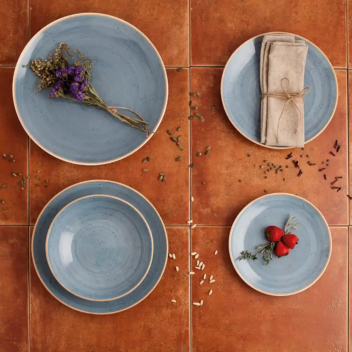 Assiette creuse ariane terra ceramique bleu o 26 cm 6 unites _1251. DIAYTAR COTE D'IVOIRE - Là où Chaque Produit Évoque une Émotion. Parcourez notre catalogue et choisissez des articles qui vous touchent et qui enrichissent votre expérience.