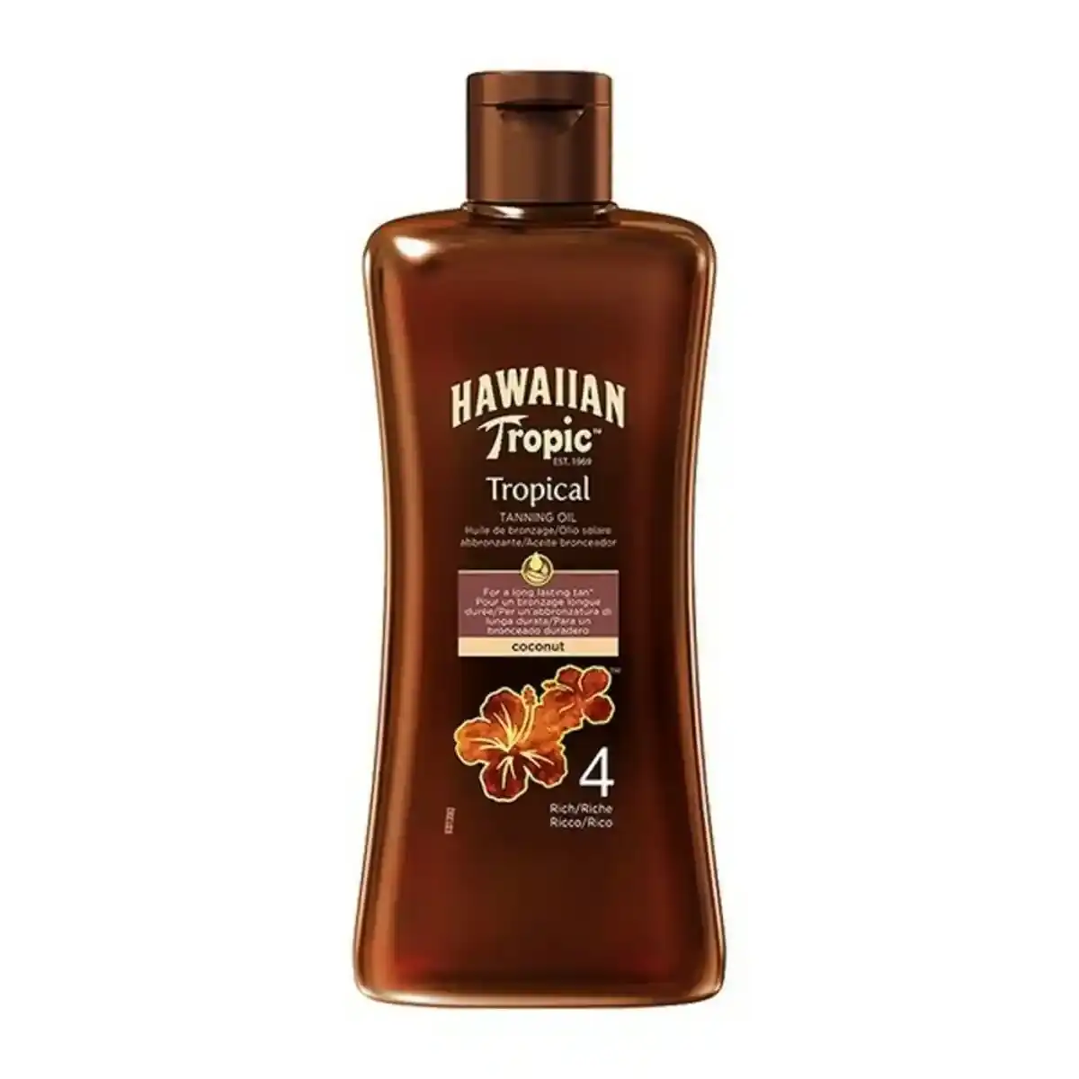 Huile bronzante noix de coco hawaiian tropic_1198. DIAYTAR COTE D'IVOIRE - L'Art de Choisir, l'Art de S'émerveiller. Explorez notre gamme de produits et laissez-vous émerveiller par des créations authentiques et des designs modernes.