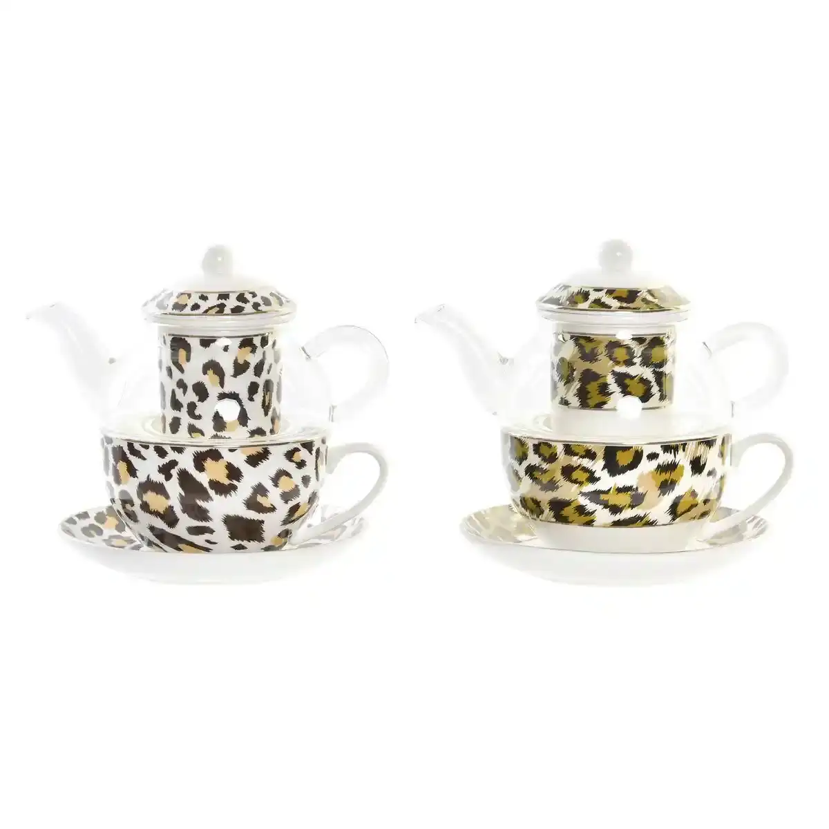 Theiere dkd home decor leopard cristal porcelaine marron transparent blanc 2_6495. Entrez dans DIAYTAR COTE D'IVOIRE - Où Chaque Détail Compte. Explorez notre boutique en ligne pour trouver des produits de haute qualité, soigneusement choisis pour répondre à vos besoins et vos désirs.