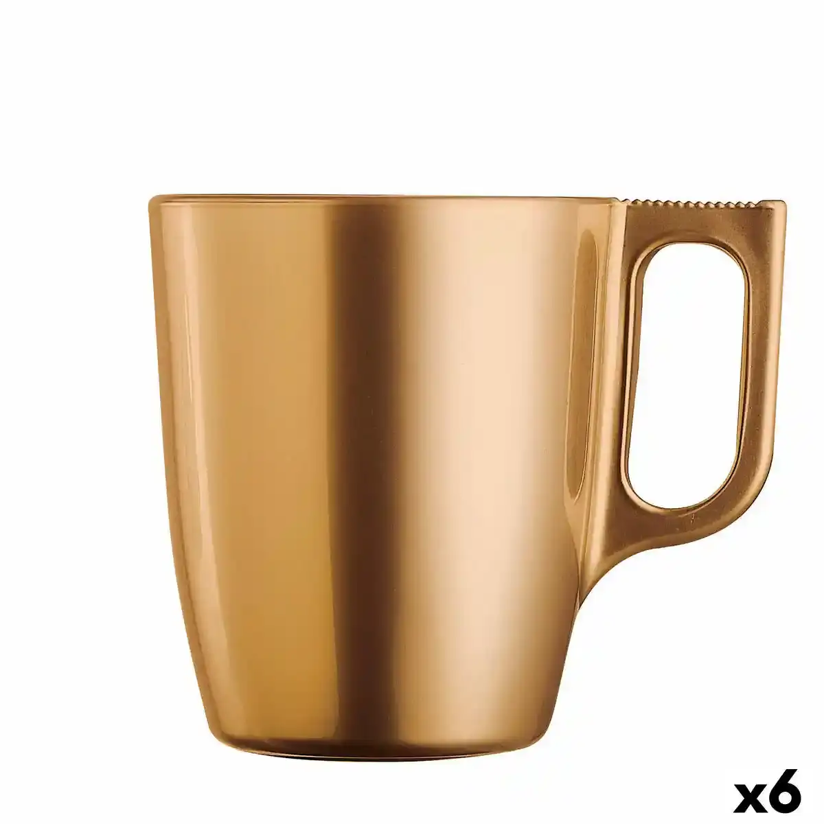 Mug luminarc flashy dore 250 ml verre 6 unites _1615. DIAYTAR COTE D'IVOIRE - Votre Boutique en Ligne, Votre Identité. Naviguez à travers notre plateforme et choisissez des articles qui expriment qui vous êtes et ce que vous chérissez.