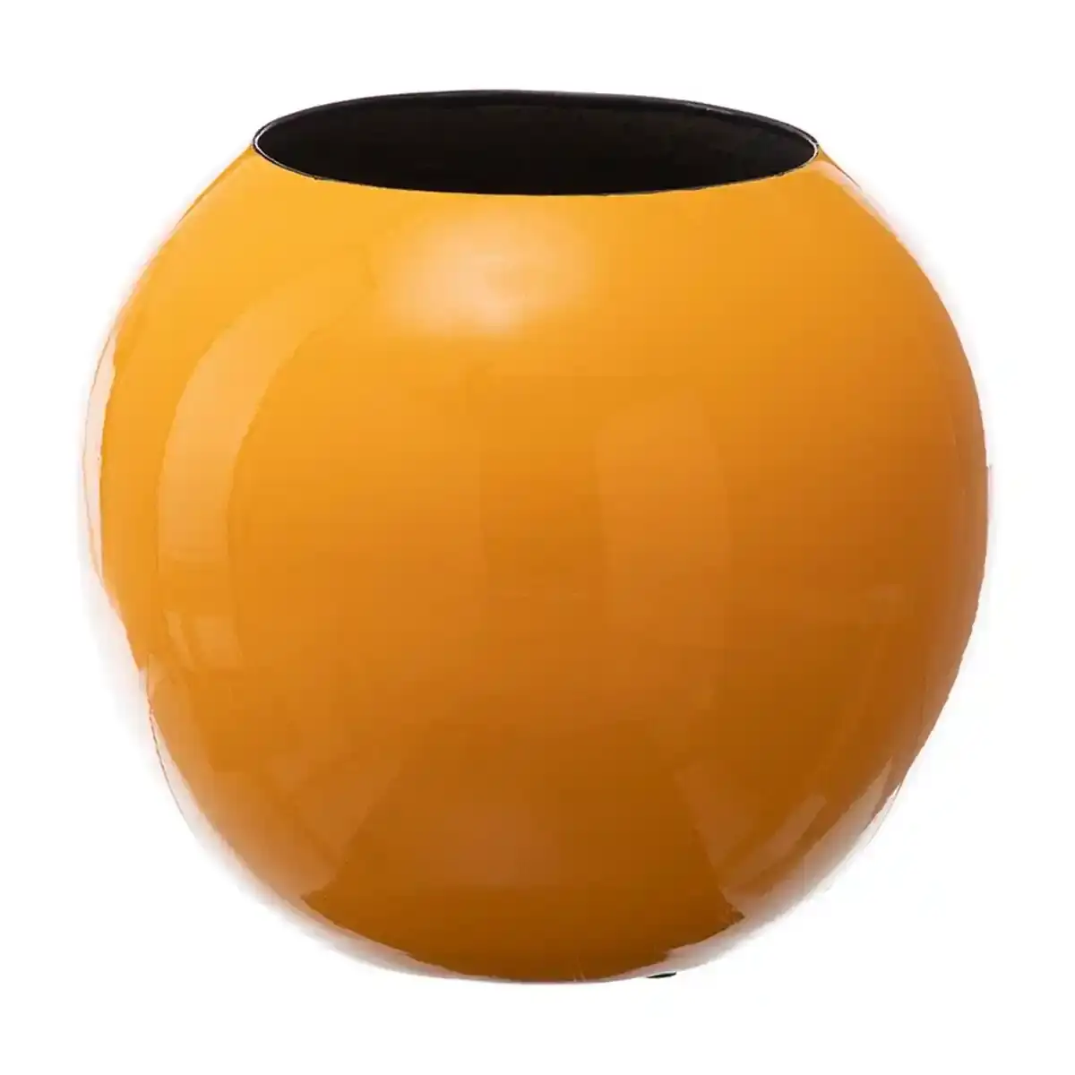 Vase 24 5 x 24 5 x 20 cm ceramique jaune_3829. Bienvenue chez DIAYTAR COTE D'IVOIRE - Où le Shopping Devient un Voyage. Explorez notre plateforme pour dénicher des produits uniques, racontant l'histoire et l'âme du Côte d'Ivoire.
