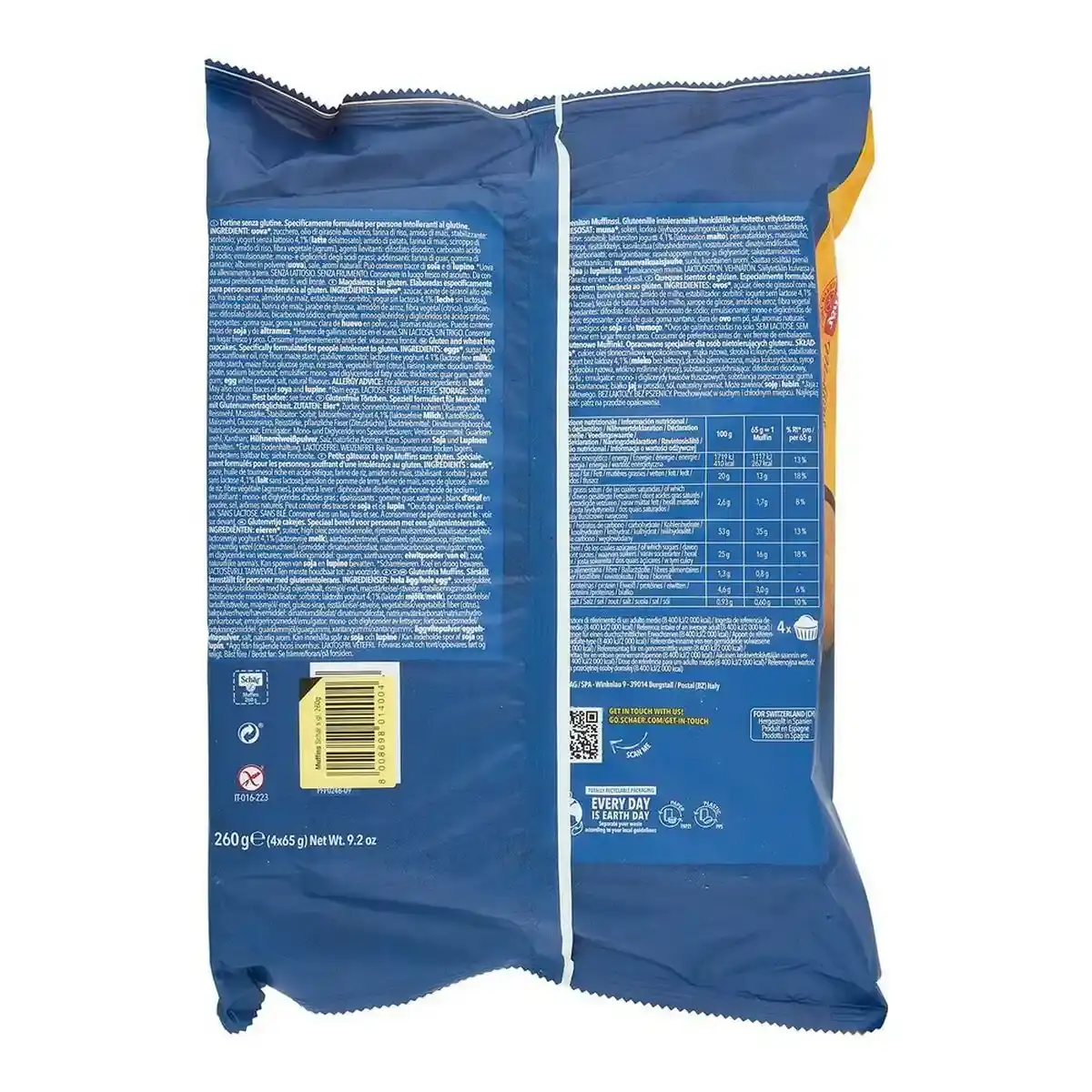 Muffins magdalenas schar 260 g _2779. Entrez dans l'Univers de DIAYTAR COTE D'IVOIRE - Où l'Innovation Rencontre la Tradition. Explorez notre sélection de produits modernes et traditionnels qui incarnent l'esprit dynamique du Côte d'Ivoire.