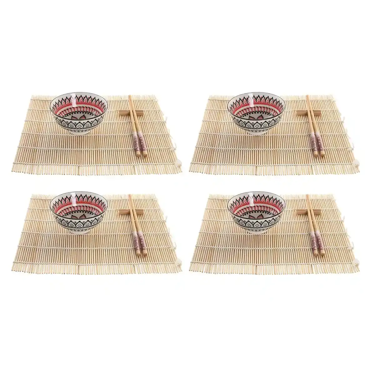 Sushi set dkd home decor 14 5 x 14 5 x 31 cm_3587. Entrez dans l'Univers de DIAYTAR COTE D'IVOIRE - Où l'Authenticité Renouvelle Votre Quotidien. Explorez notre gamme de produits et trouvez des articles qui reflètent votre essence.