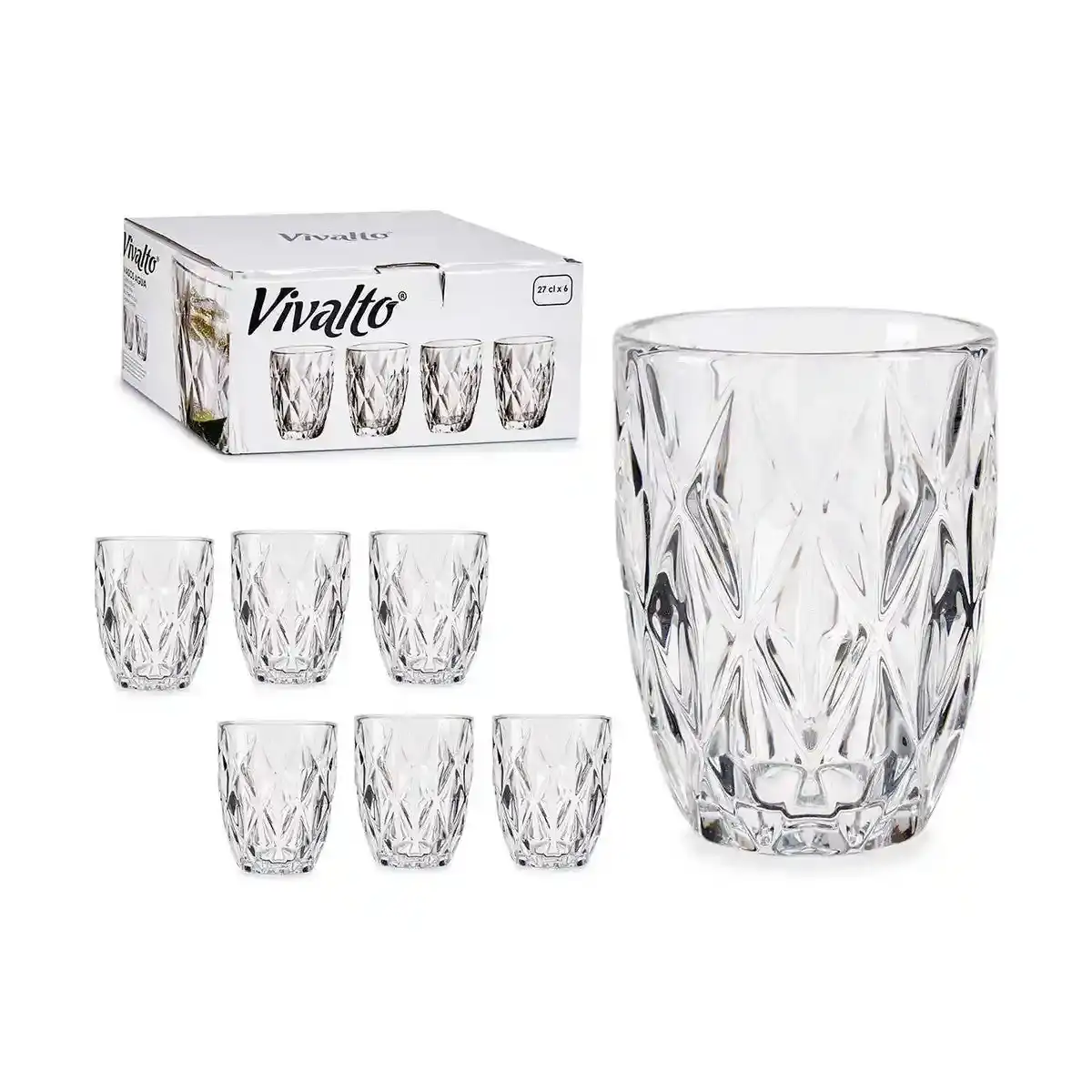 Verre diamant cristal transparent 270 ml _9263. DIAYTAR COTE D'IVOIRE - Votre Compagnon Shopping, Votre Style Unique. Explorez notre boutique en ligne pour dénicher des trésors qui expriment qui vous êtes, de la mode à la maison.