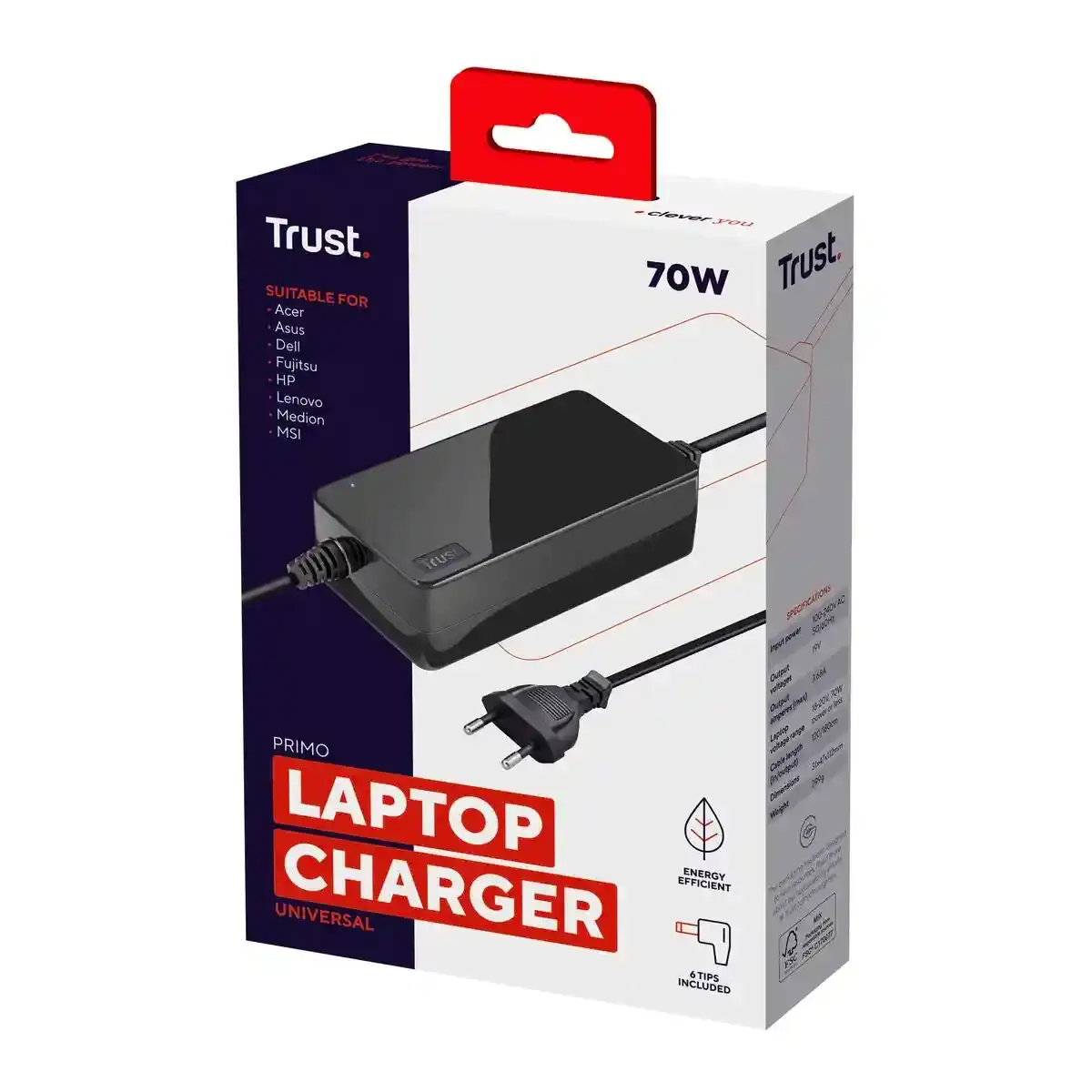 Chargeur pour ordinateur portable trust 22141_5054. Bienvenue chez DIAYTAR COTE D'IVOIRE - Où Chaque Détail Fait la Différence. Découvrez notre sélection méticuleuse et choisissez des articles qui répondent à vos exigences.