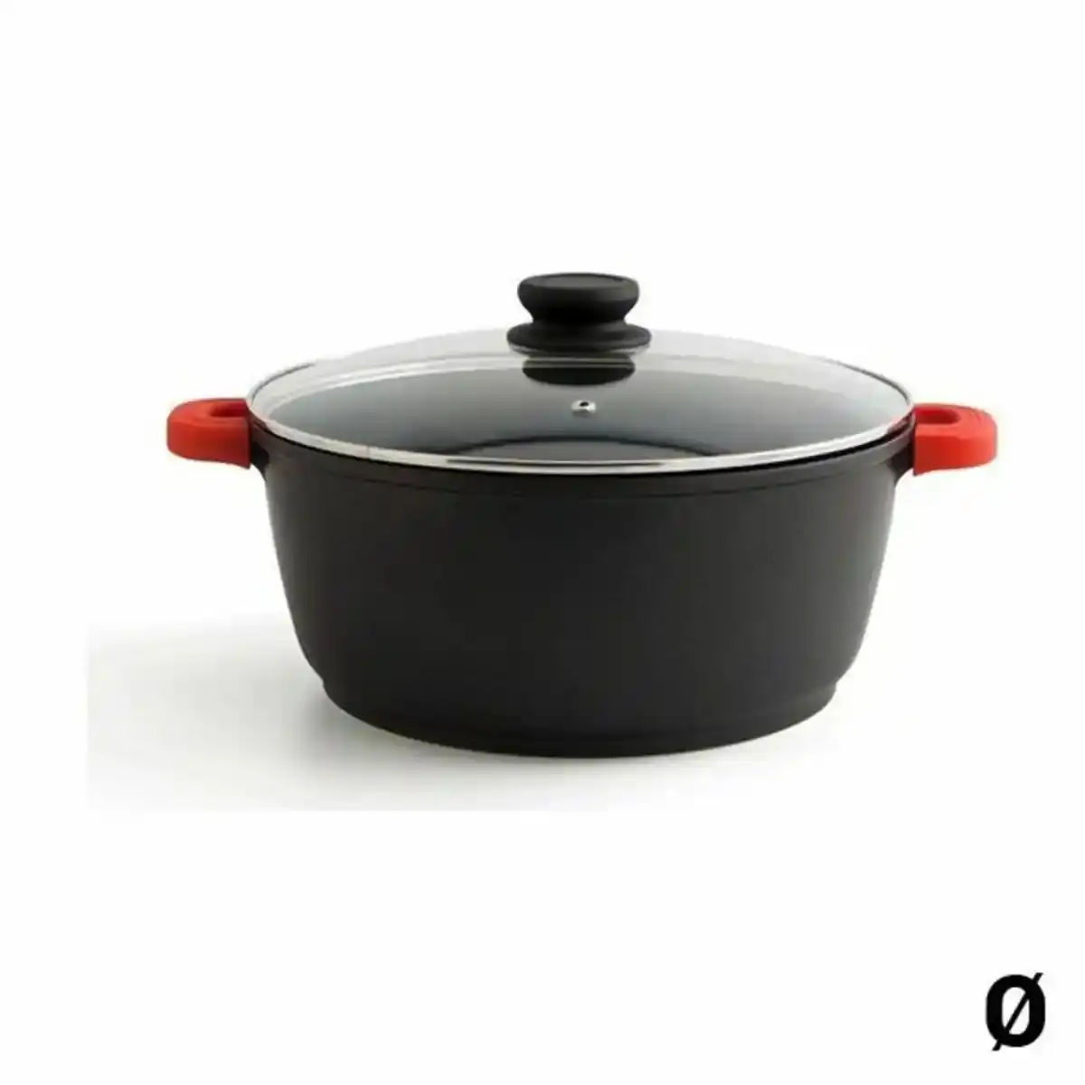 Cocotte avec couvercle en verre quid intense aluminium_8153. DIAYTAR COTE D'IVOIRE - Où Choisir Devient une Découverte. Explorez notre boutique en ligne et trouvez des articles qui vous surprennent et vous ravissent à chaque clic.