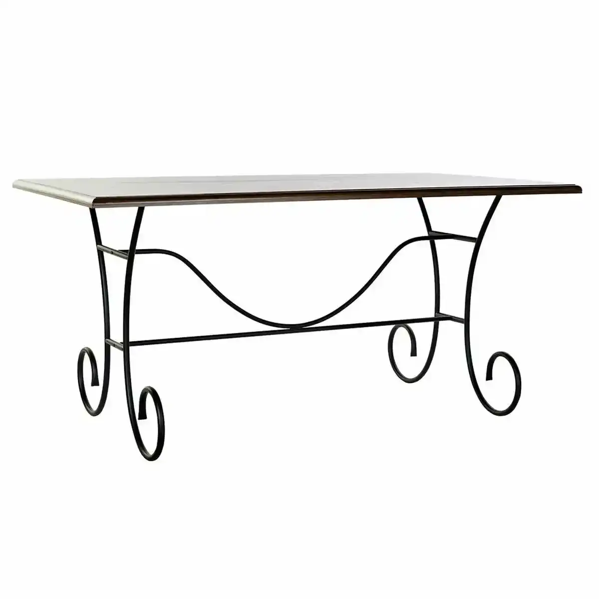 Table a manger dkd home decor sapin ferronnerie 159 x 90_7836. DIAYTAR COTE D'IVOIRE - Où Choisir Devient une Découverte. Explorez notre boutique en ligne et trouvez des articles qui vous surprennent et vous ravissent à chaque clic.