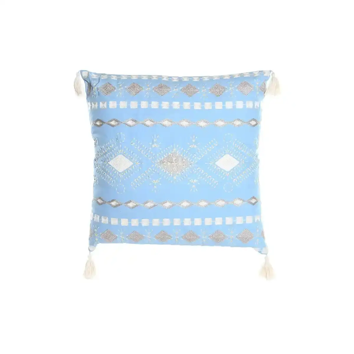 Coussin dkd home decor bleu blanc 60 x 20 x 60_1076. Plongez dans l'Univers de DIAYTAR COTE D'IVOIRE - Où la Qualité et la Diversité se rencontrent. Parcourez nos rayons virtuels pour trouver des produits répondant à tous les besoins, du confort de votre foyer.