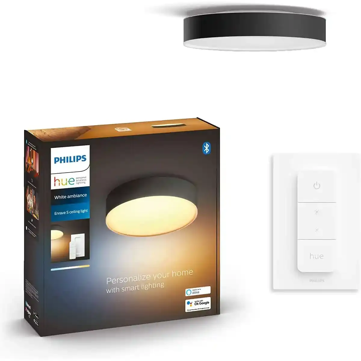 Plafonnier philips noir reconditionne a _3181. DIAYTAR COTE D'IVOIRE - Votre Pass vers la Découverte. Explorez notre boutique en ligne et plongez dans un voyage à travers des produits authentiques et contemporains, tous réunis sous un même toit.