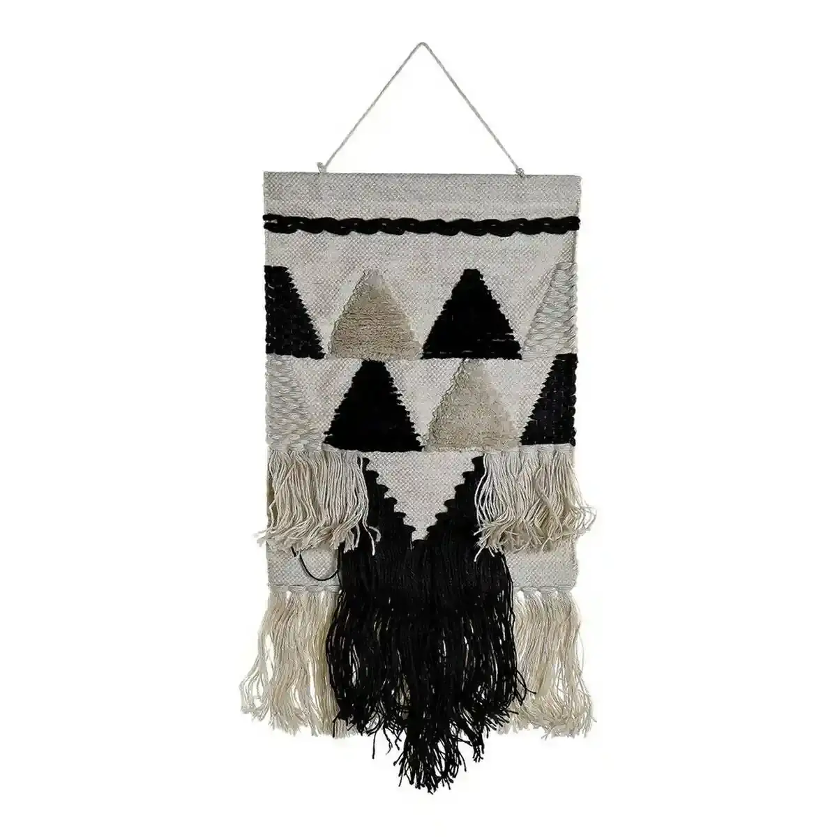 Decoration a suspendre dkd home decor jute cotton 45 5 x 2_3836. DIAYTAR COTE D'IVOIRE - Là où le Chic Rencontre la Tradition. Naviguez à travers notre catalogue et choisissez des produits qui équilibrent l'élégance intemporelle et l'innovation moderne.