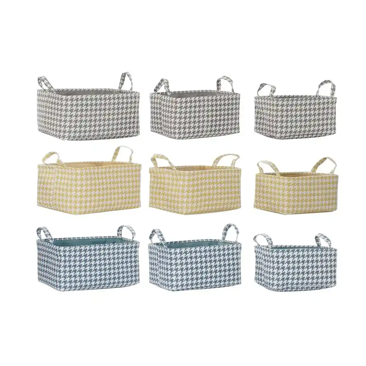 Ensemble de paniers dkd home decor 40 x 30 x 20_8273. DIAYTAR COTE D'IVOIRE - L'Art de Choisir, l'Art de Vivre. Explorez notre univers de produits soigneusement sélectionnés pour vous offrir une expérience shopping riche et gratifiante.