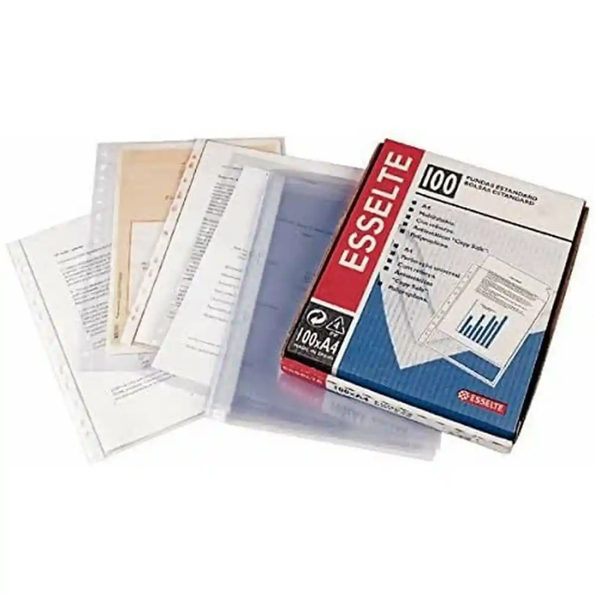 Couvertures Esselte Transparent A4 100 Unités. SUPERDISCOUNT FRANCE