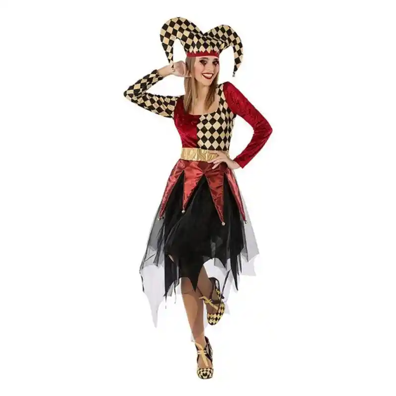 Déguisement pour Adultes 115583 Rouge Multicolore (2 Pièces) (2 Unités). SUPERDISCOUNT FRANCE