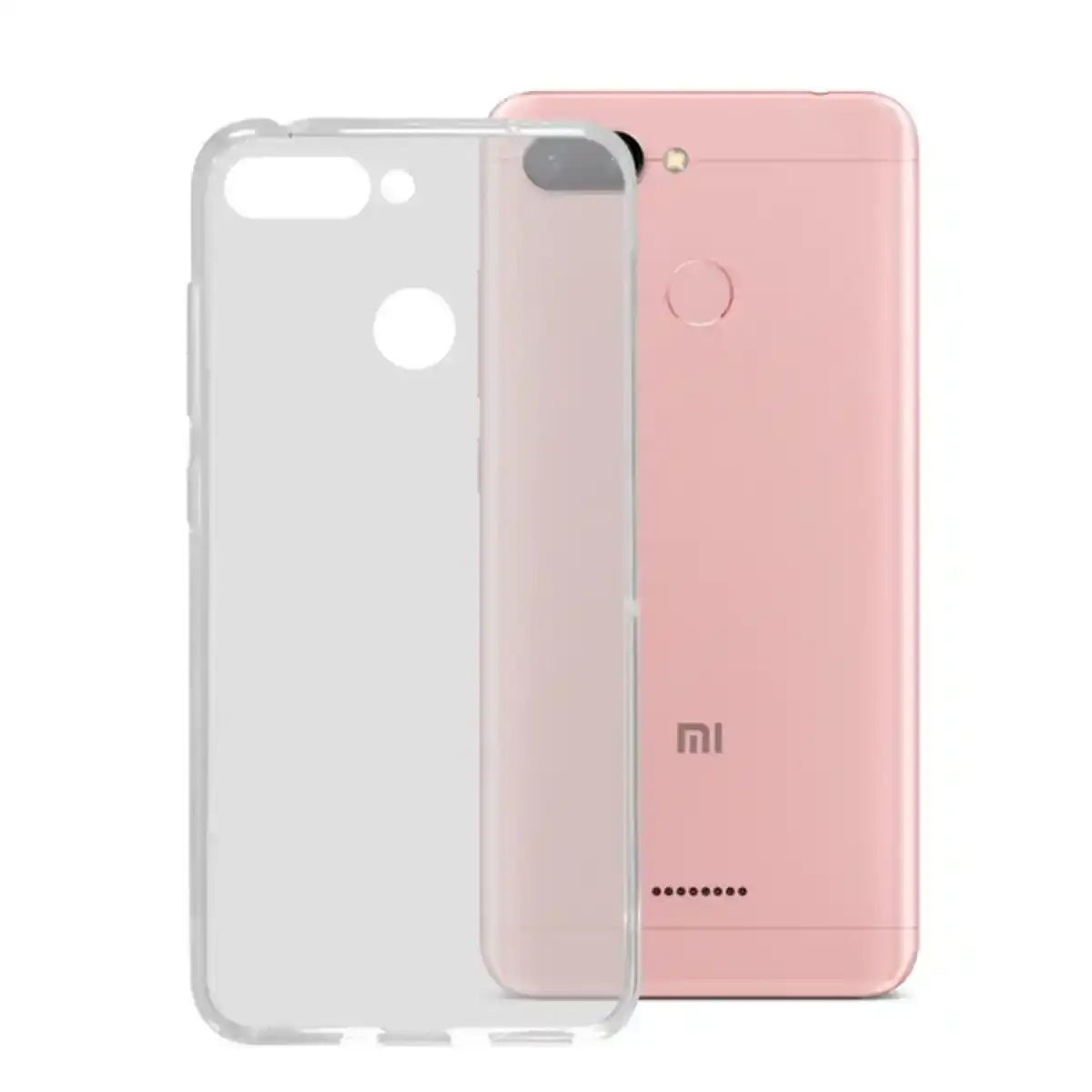Coque mobile KSIX XIAOMI REDMI 6 Transparent. SUPERDISCOUNT FRANCE