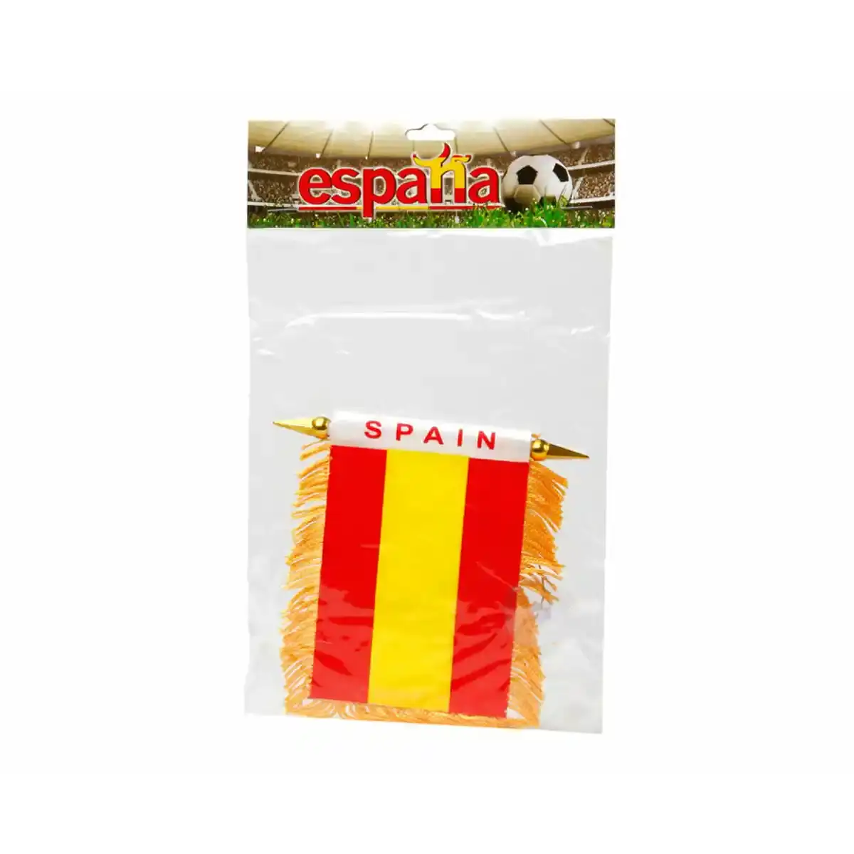 Drapeau 12 cm espagne fixation ventouse_8743. DIAYTAR COTE D'IVOIRE - Là où Chaque Produit Est une Trouvaille. Explorez notre sélection minutieuse et découvrez des articles qui correspondent à votre style de vie et à vos aspirations.