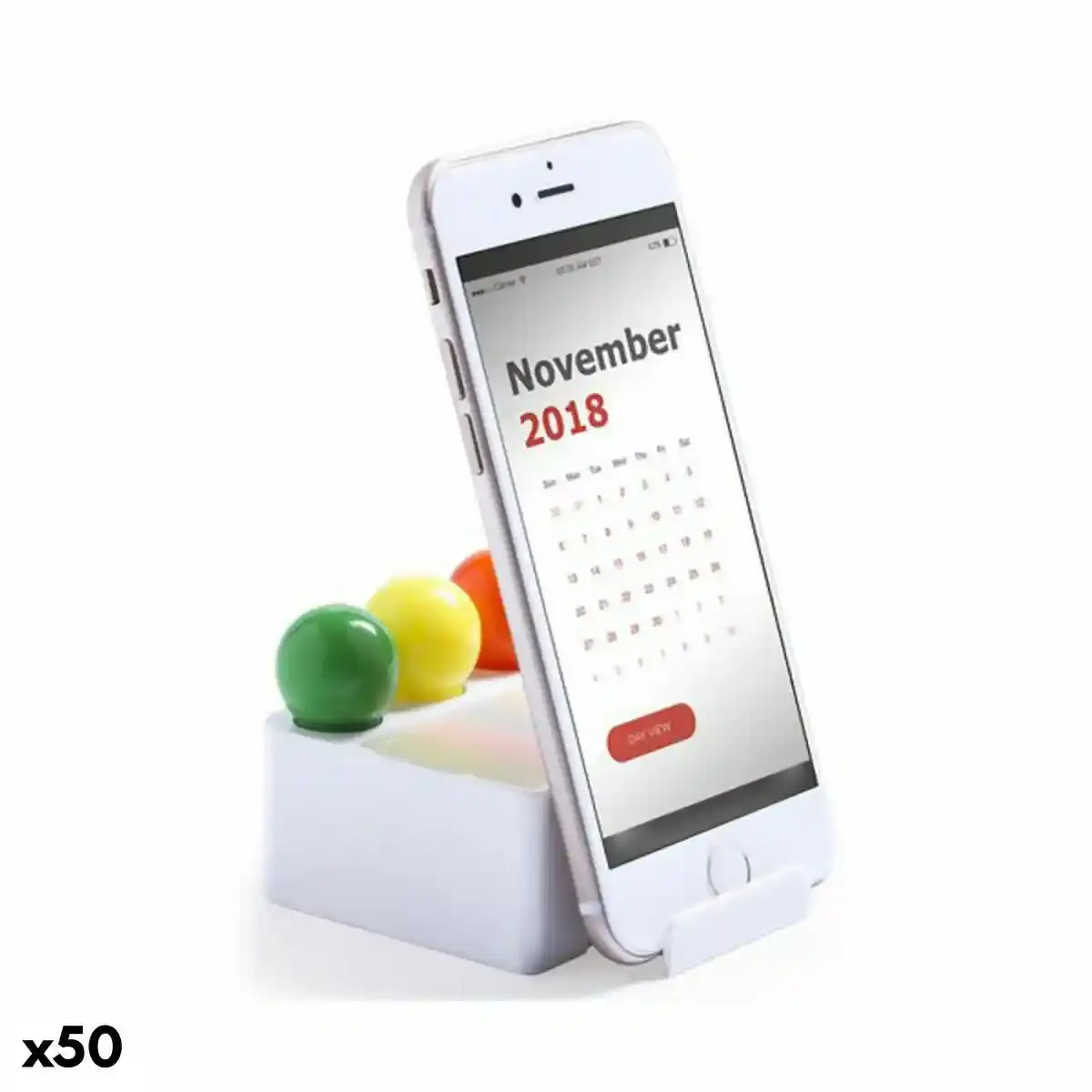 Ensemble de marqueurs avec support pour téléphone portable et notes autocollantes VudúKnives 145640 (50 unités). SUPERDISCOUNT FRANCE