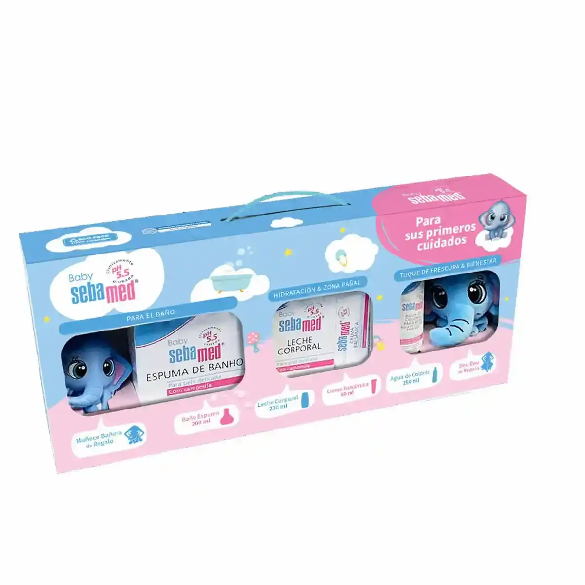 Set d hygiene sebamed baby elephant 6 pieces _7156. DIAYTAR COTE D'IVOIRE - Où Chaque Achat Raconte une Histoire. Parcourez notre boutique en ligne pour trouver des articles qui évoquent le savoir-faire et la tradition du Côte d'Ivoire.