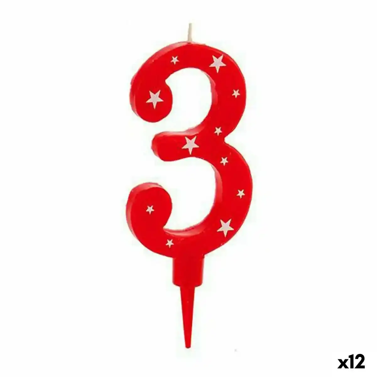 Bougie no 3 anniversaire_7915. DIAYTAR COTE D'IVOIRE - L'Art de Vivre le Shopping en Ligne. Découvrez notre plateforme intuitive et trouvez des produits qui vous inspirent et vous enchantent, à chaque clic.